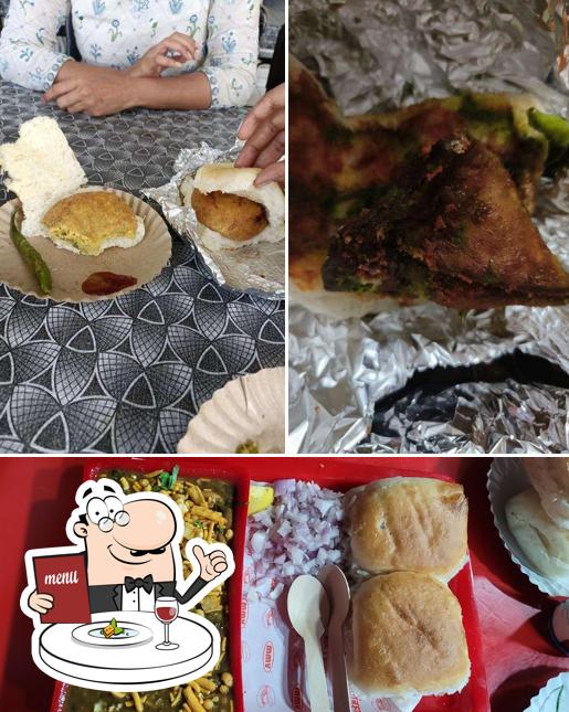 Food at MMV Mumbaiya Misal & Vadapav Iscon