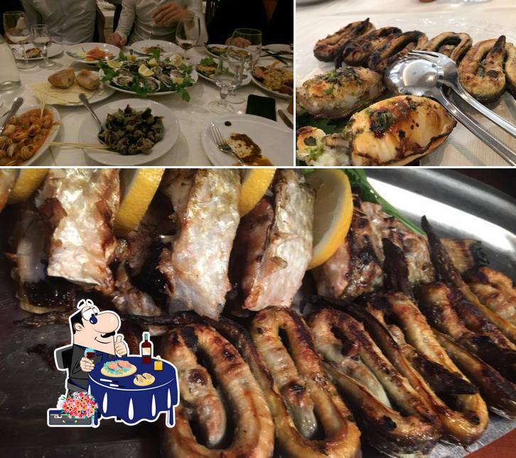 I clienti di Da Paolo possono godersi diversi prodotti di cucina di mare