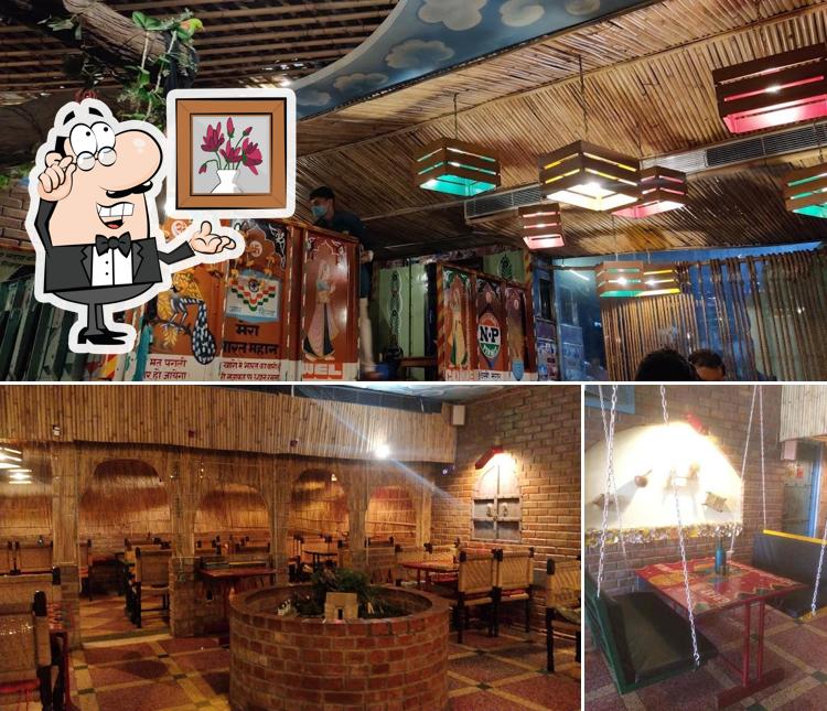 Check out how Dhaba Kulture Family Restaurant Vegetarian Restaurant Banquet Halls looks inside