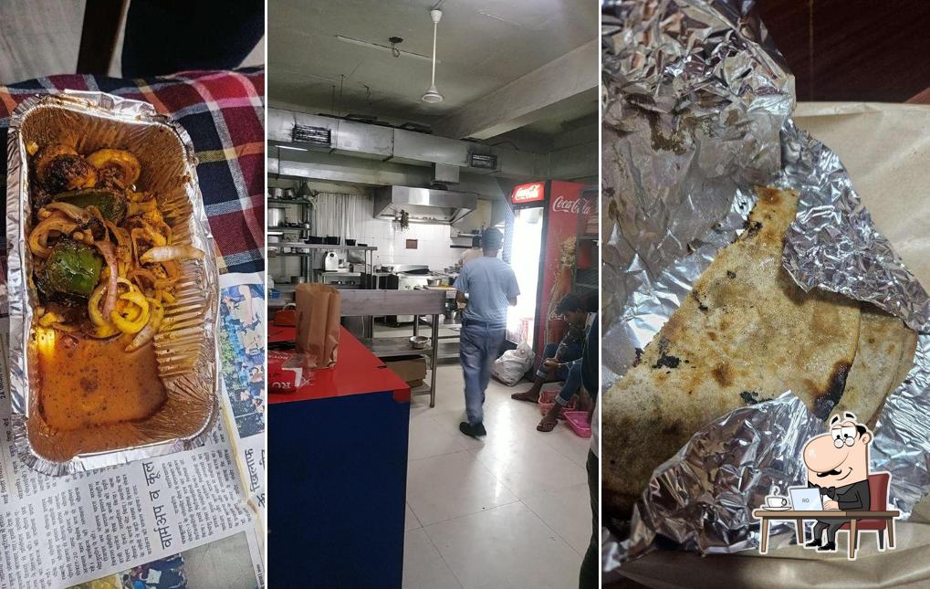 The interior of Food Kalakar