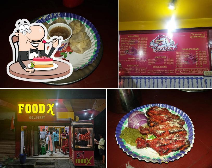 Food X serves a range of sweet dishes