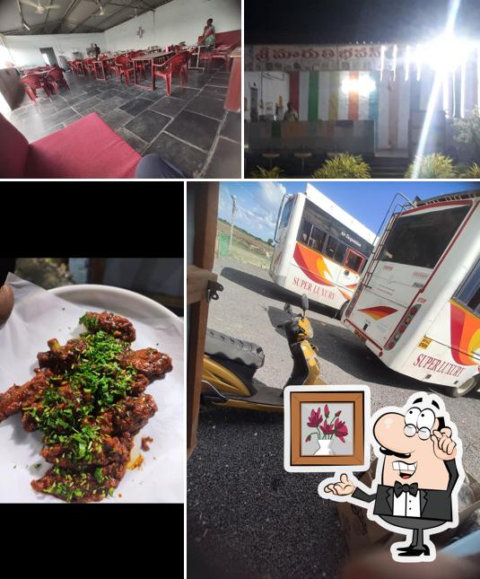 The interior of NEW ANDHRA HOTEL AND FAMILY DHABA