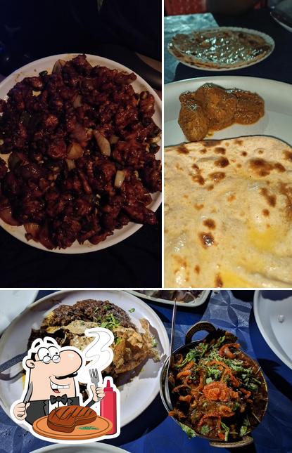 Try out meat dishes at blessy food truck