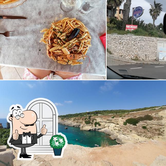 Gli esterni di Trattoria da Abramo