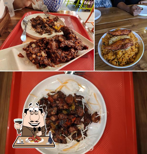 Pick meat meals at WOK Republic
