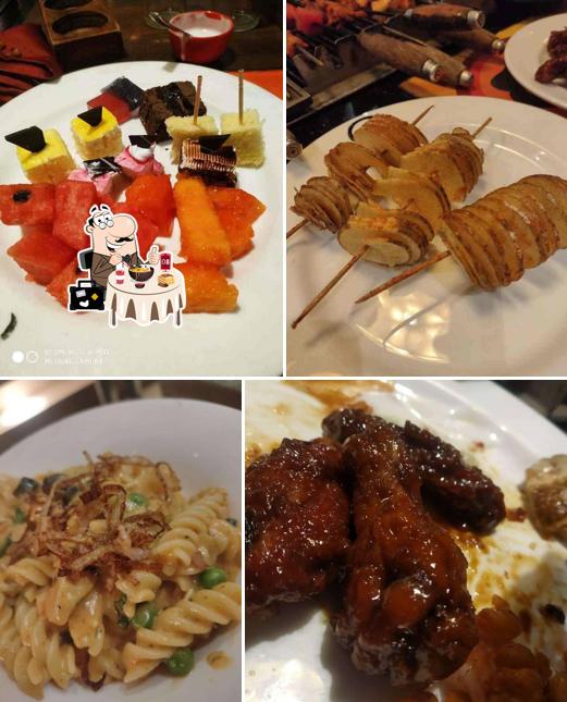 Food at Coal Barbecues