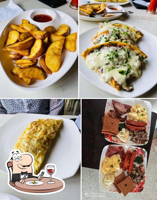 Food at Cafe Here & Now