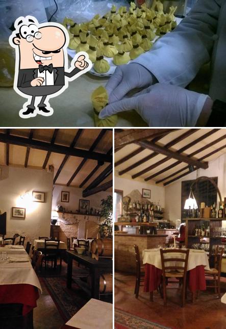 Tra le varie cose da Antica Cereria si possono trovare la interni e cibo