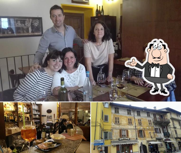 Gli interni di Osteria Del Moro Borgosesia