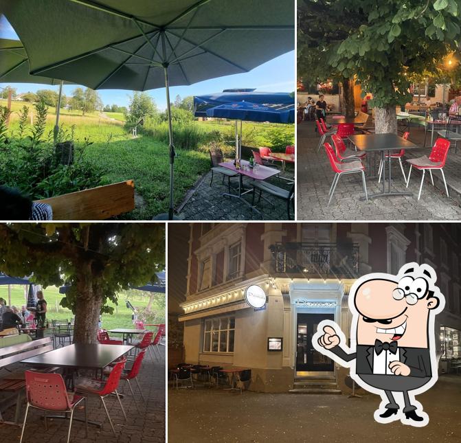 Gli interni di Restaurant Alpenblick