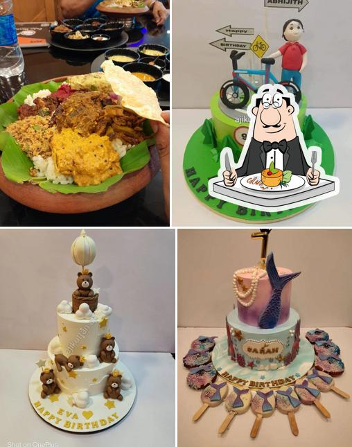 Food at De Cake World Oachira
