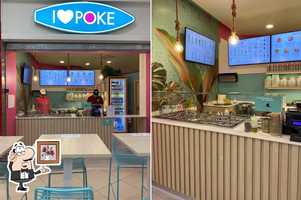Gli interni di I Love Poke Porte di Napoli