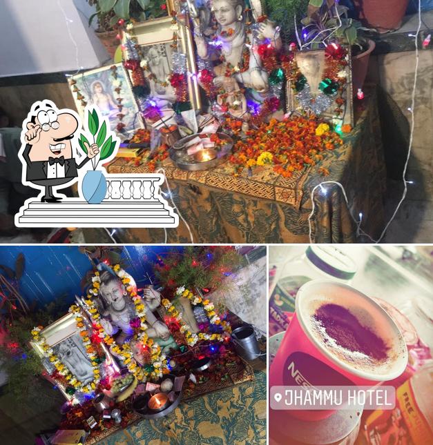 Among various things one can find exterior and beverage at Jhammu Hotel (Cafe), Ajmer