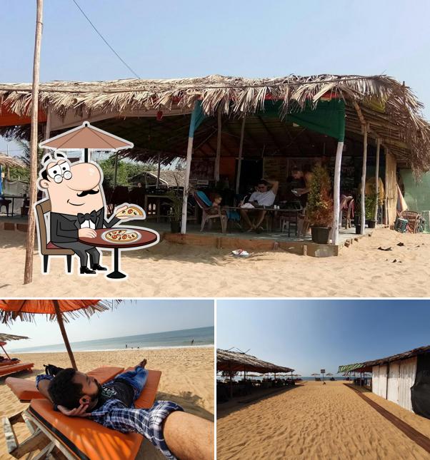 The exterior of Sea pride beach shack