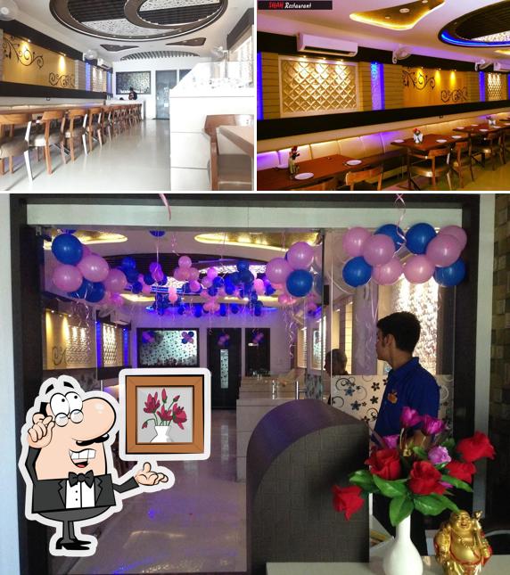 The interior of Shah restaurant and outdoor catering