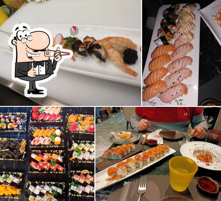 Scegli le varie opzioni di sushi