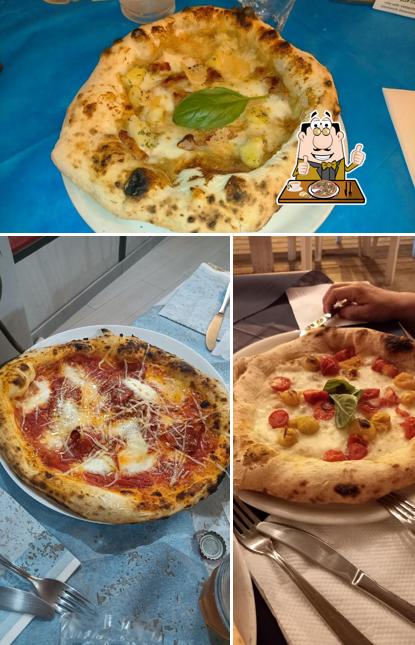 A Osteria Lucitana, puoi assaggiare una bella pizza