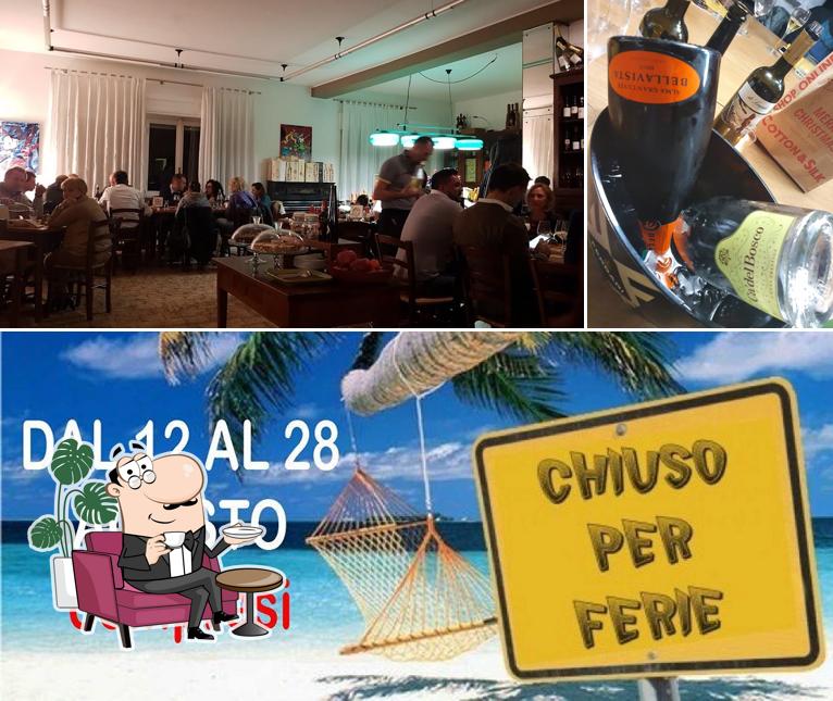 La interni e birra del ristorante