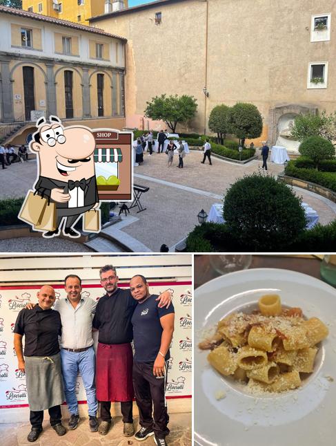 Questa è la immagine che mostra la esterno e bevanda di Liverotti Antica Trattoria Pizzeria
