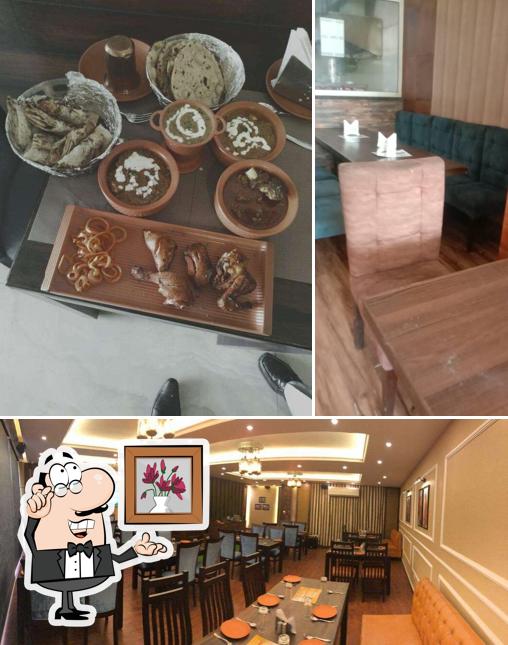 The interior of Baba Chicken