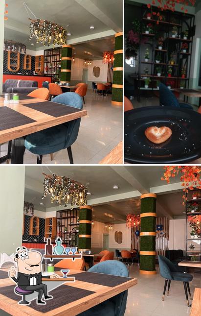 Take a look at the photo depicting interior and food at Carpe Diem