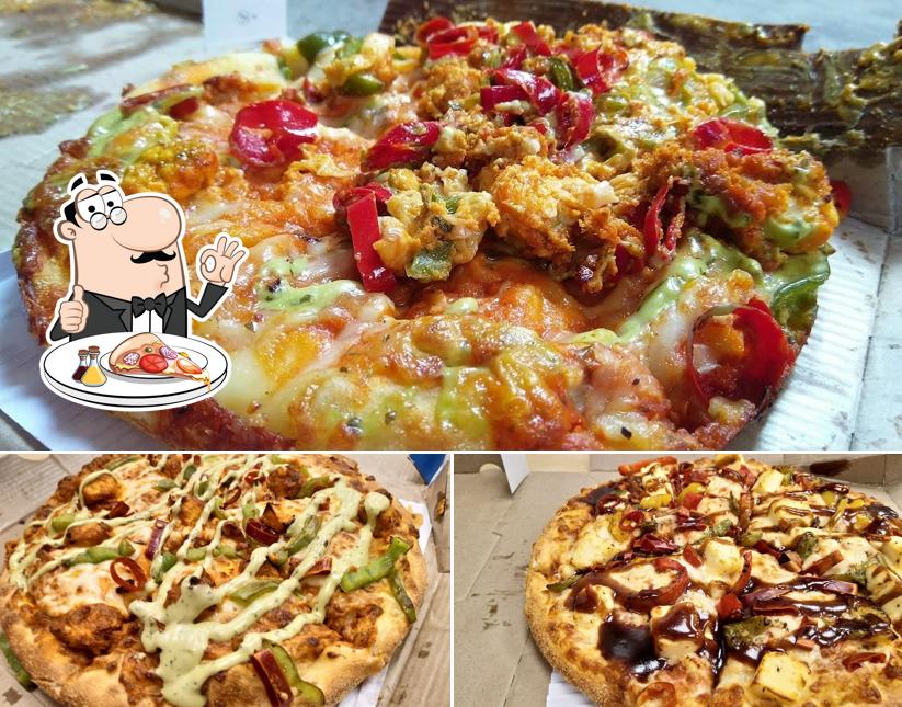 Pick various kinds of pizza