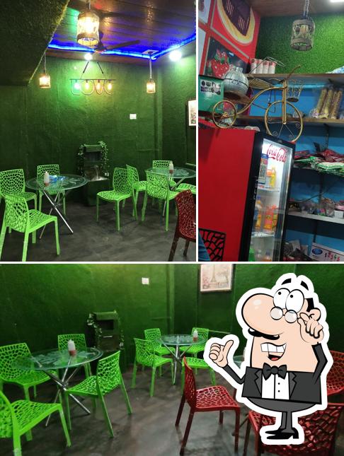 The interior of Ganesh Bakers & Restaurant