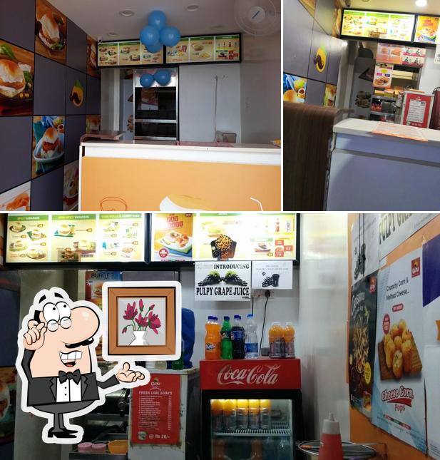 The interior of Goli Vada Pav No1