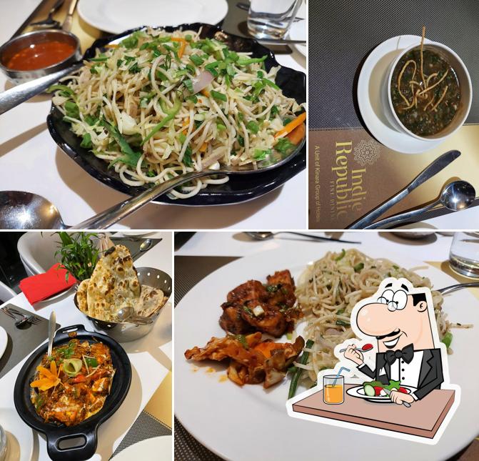 Food at Indie Republic Restaurant