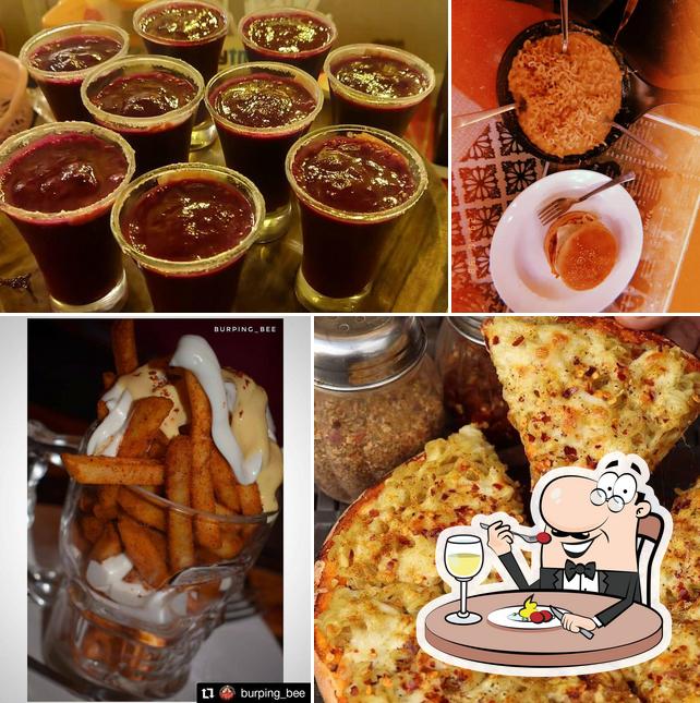 Food at Alpha Vibes Cafe
