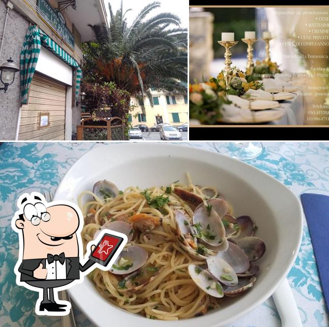 La immagine della esterno e frutti di mare di Pizzeria Le Palme