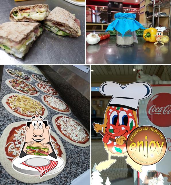 Club sandwich al Pizzeria da asporto ENJOY