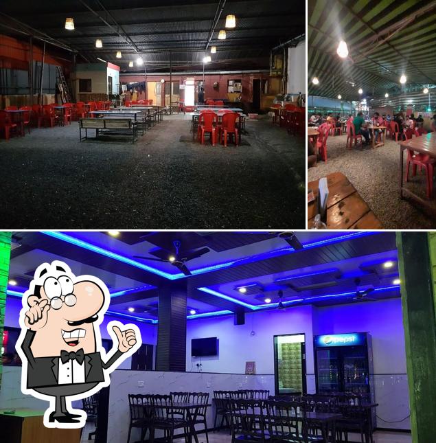 The interior of Sai Kiran Hotel