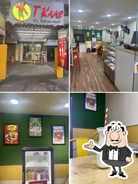 The interior of T KAAR Tea Cafe, KK Nagar