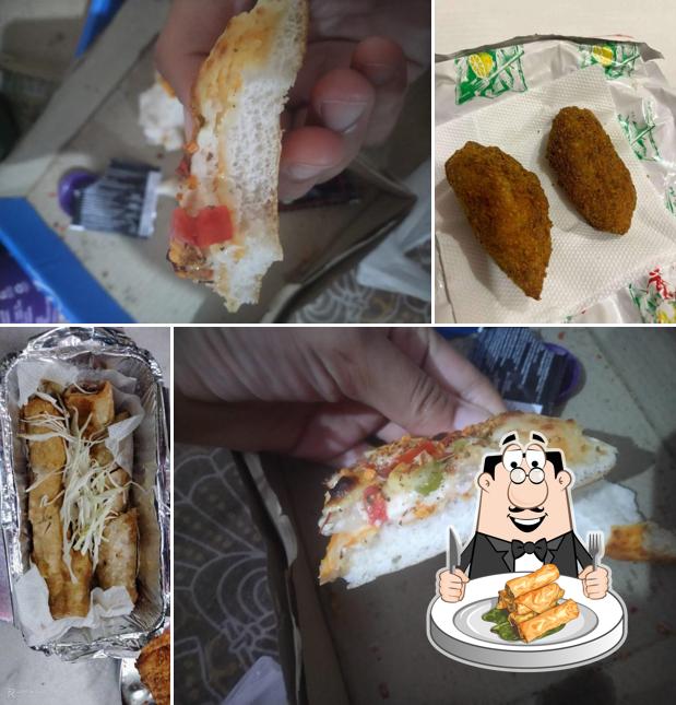 Spring rolls at Wait and taste fast food van