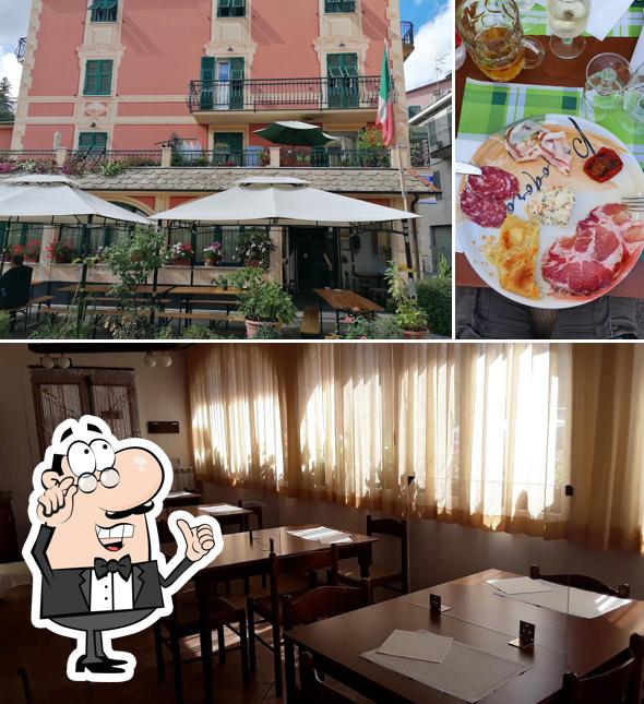 Questa è la immagine che mostra la interni e cibo di Ristorante Antica Trattoria Rocchin