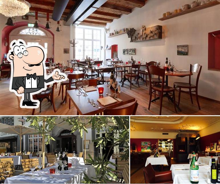 Gli interni di Gerberstube Osteria