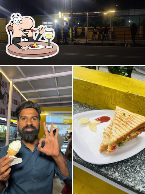 Among different things one can find food and exterior at Pondy Bistro - SG Palya, Tavarekere