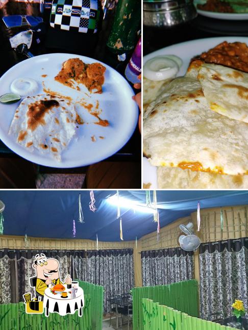 The picture of food and interior at Kubera Family Restaurant