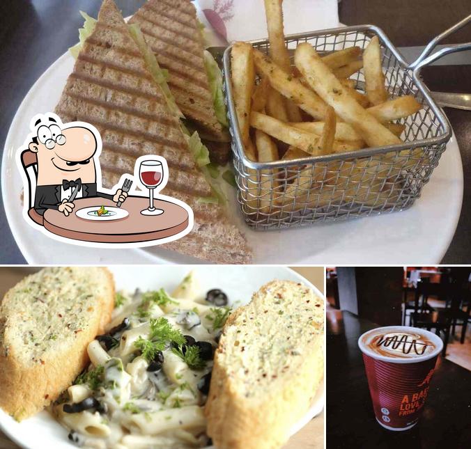 The restaurant's food and beer