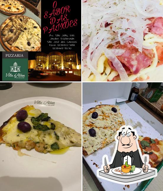 Comida em Pizzaria Vila D´Aldea