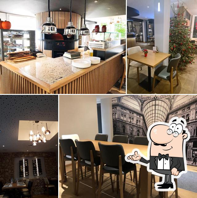 Gli interni di Accademia della Pizza