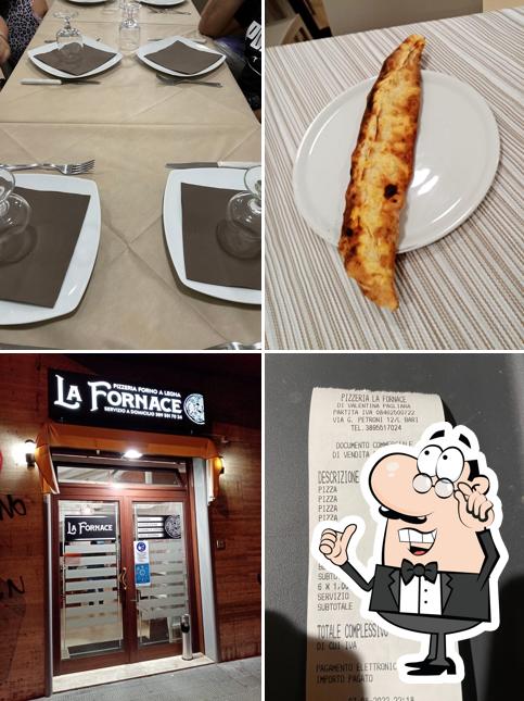 Gli interni di Pizzeria La Fornace