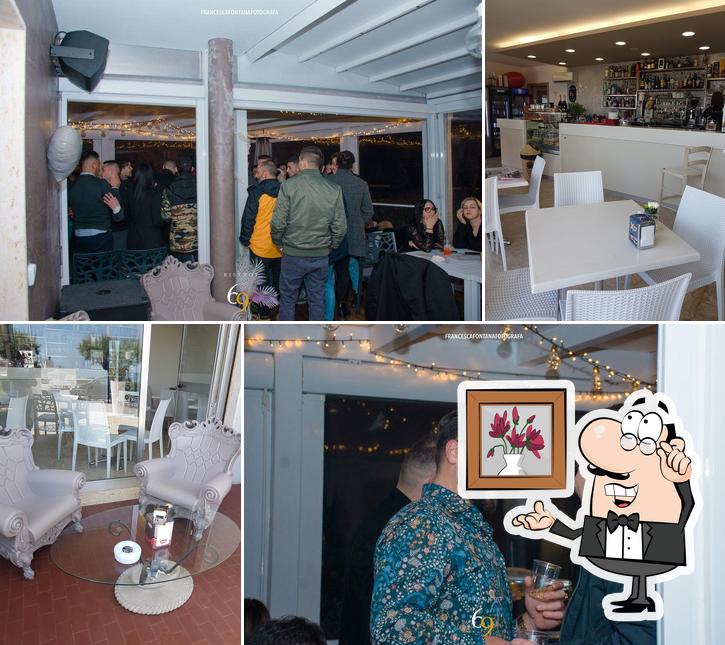 Gli interni di Bistrot 69