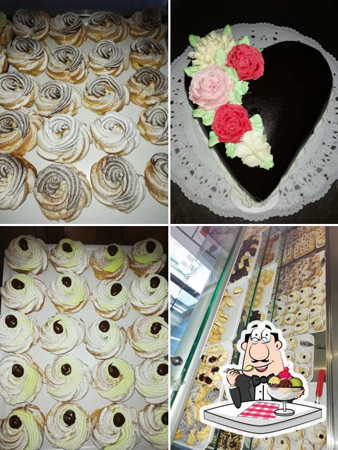 Pasticceria Azzurra offre un'ampia gamma di dessert