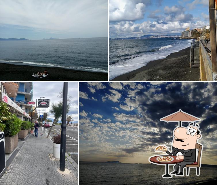 Goditi la vista dall'area esterna di Bar Caffè Scala