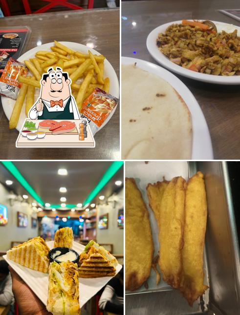 Fish and chips at Coffee club