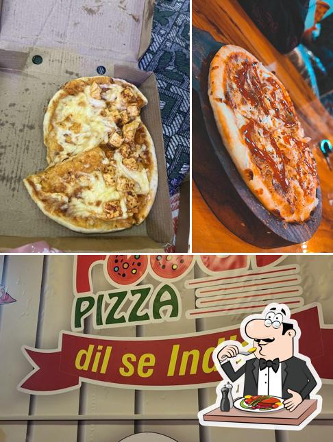 This is the image depicting food and interior at Foody Pizza