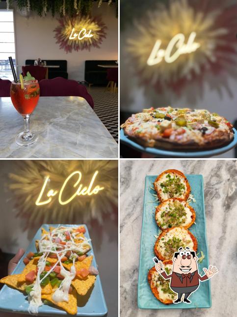 Food at La cielo cafe