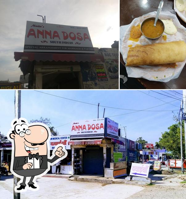 This is the image showing exterior and food at Muttu's Anna Dosa